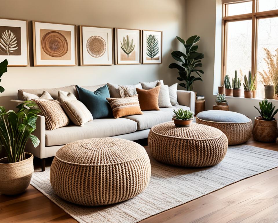 cozy boho living room