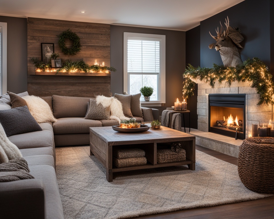 winter cozy living room decor