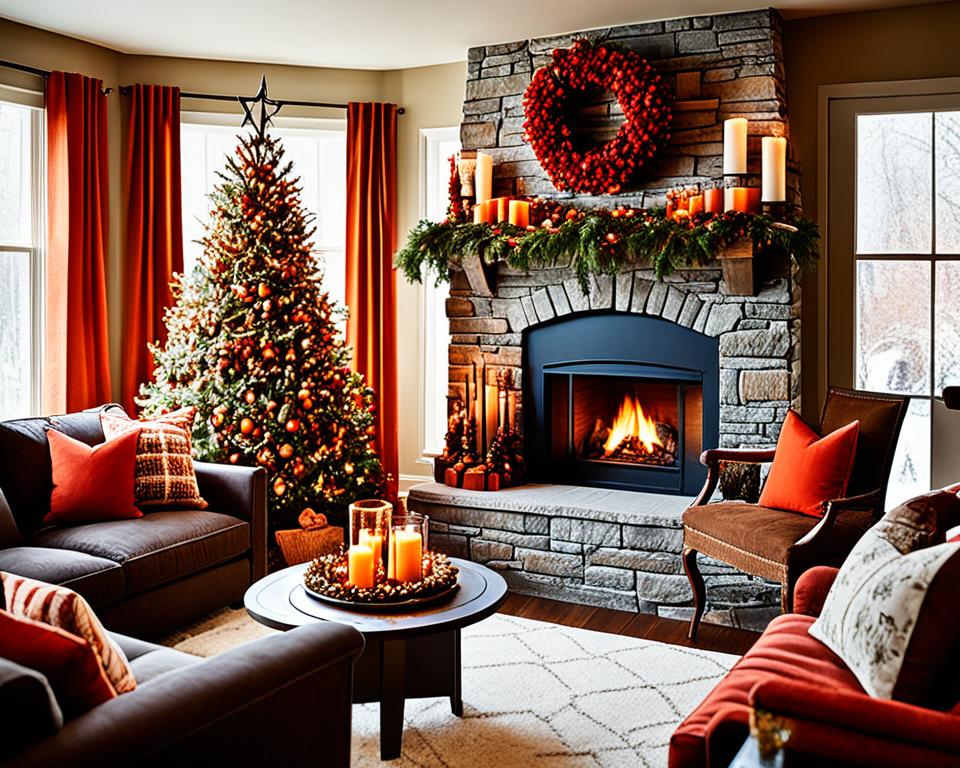 winter cozy living room decor