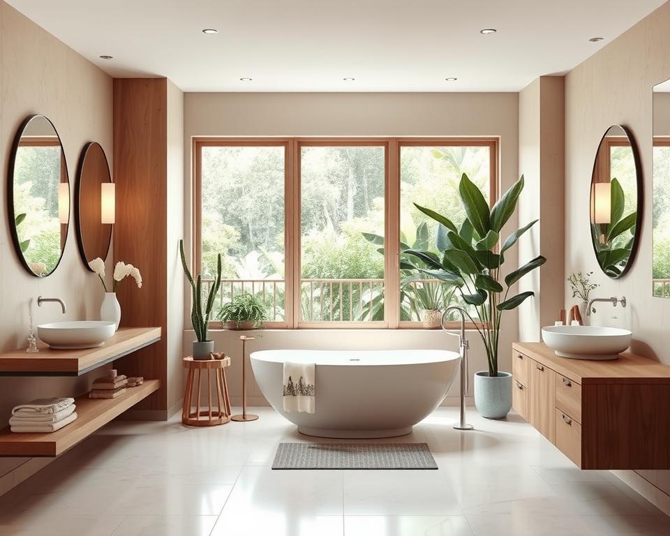 neutral bathroom design