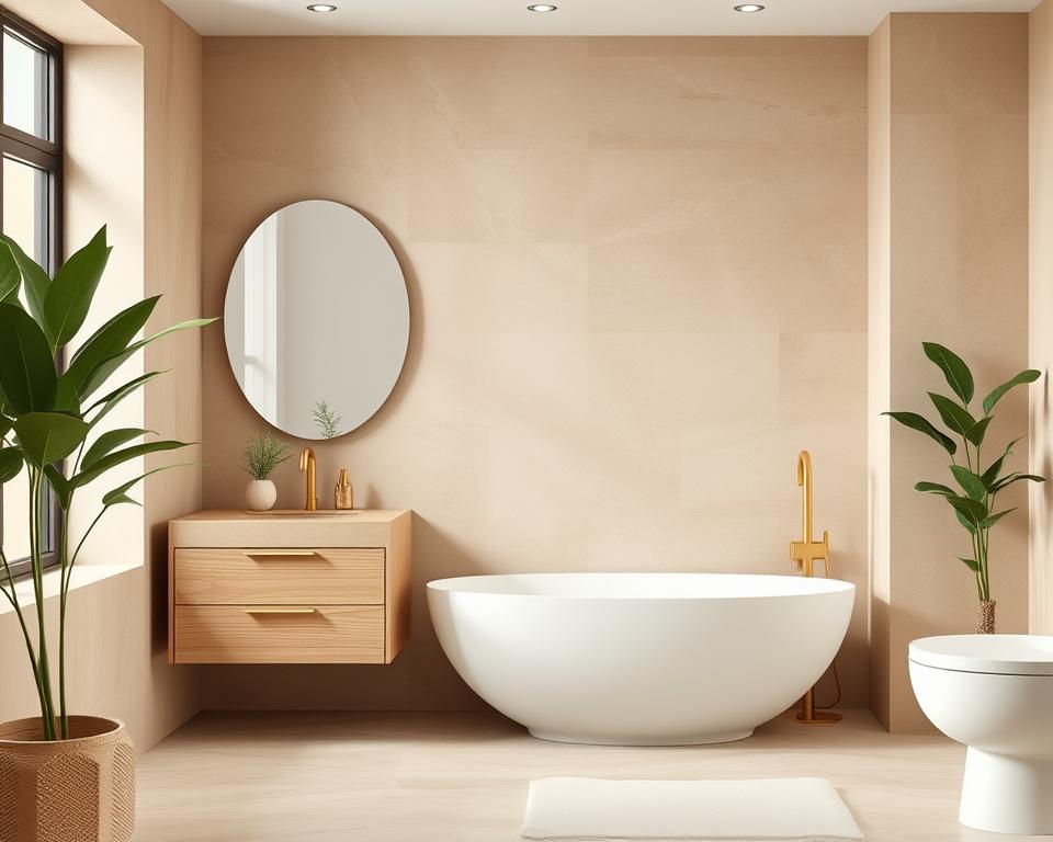 nude bathroom color combinations