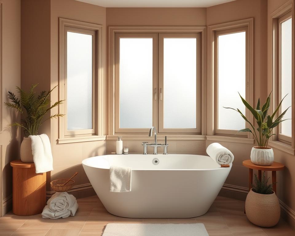 warm neutral bathroom colors